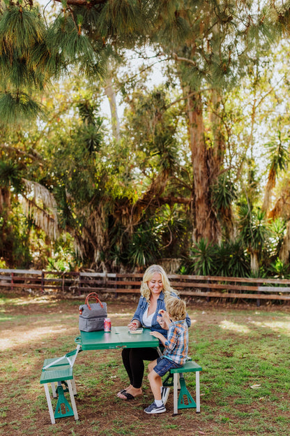 Picnic Time Picnic Table Portable Folding Table with Seats