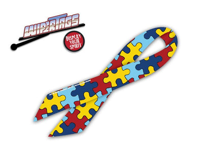 Autism Awareness Ribbon WiperTag - Angler's Pro Tackle & Outdoors