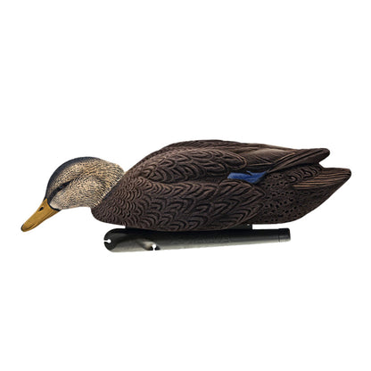 Avian X Topflight Black Ducks Decoys with Flocked Bodies, Realistic Paint Scheme - Angler's Pro Tackle & Outdoors