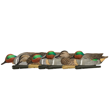 Avian X Topflight Green - Winged Teal Duck, Floating Decoys, Set of 12, Multicolor - Angler's Pro Tackle & Outdoors