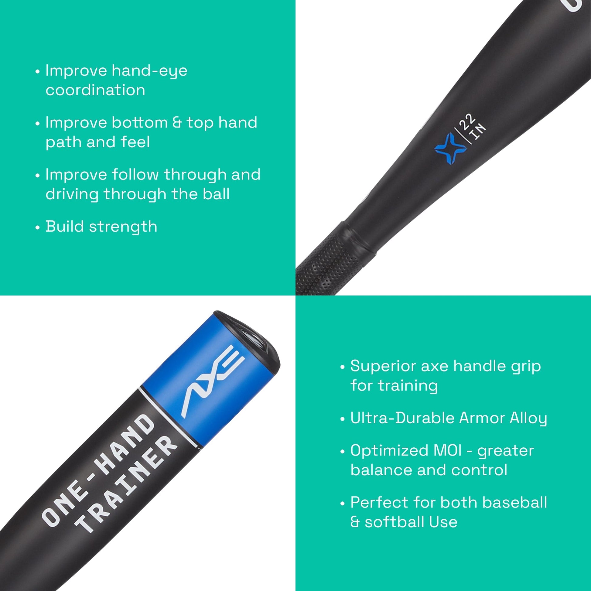 Axe One - Hand Training Bats - Angler's Pro Tackle & Outdoors