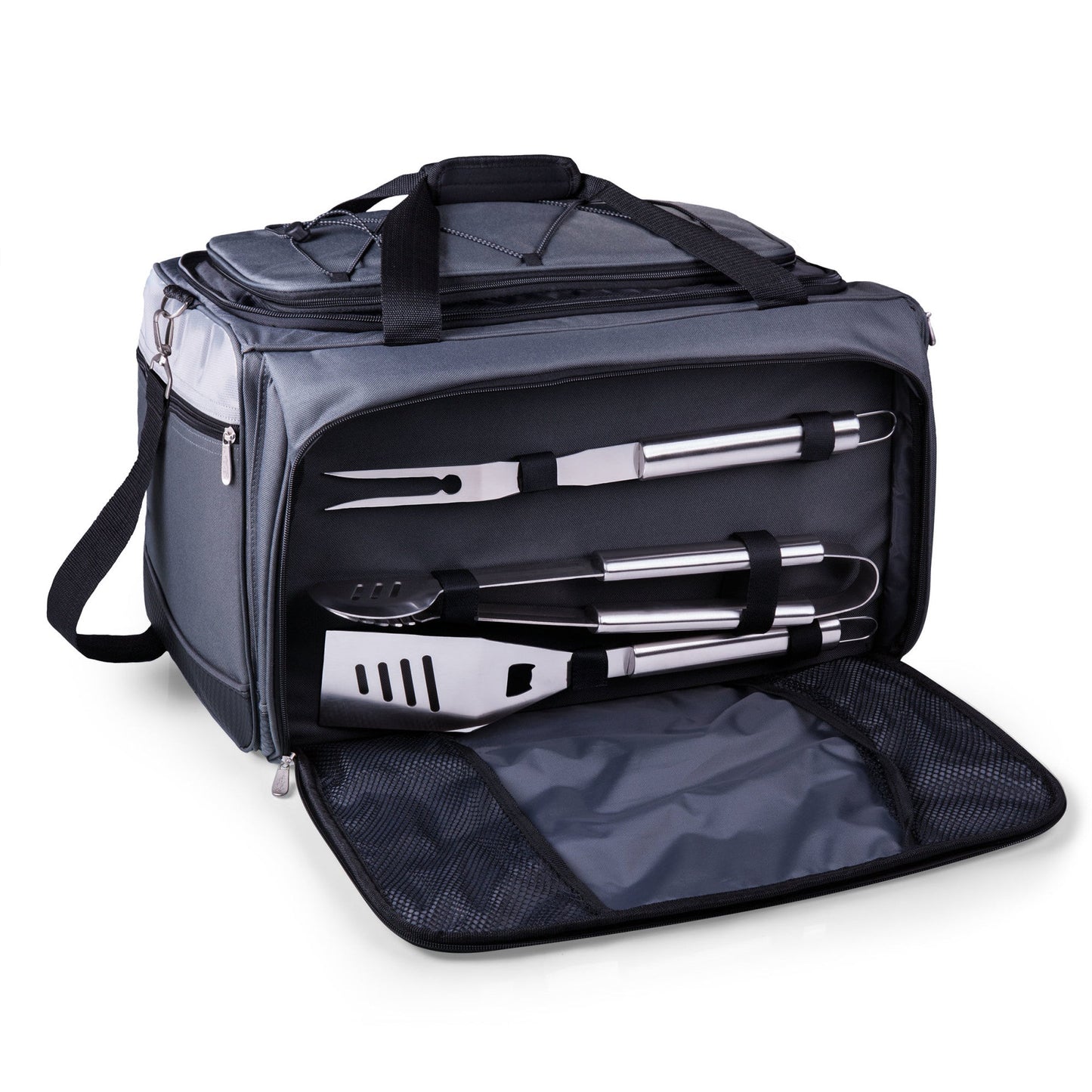 Picnic Time Buccaneer Portable Charcoal Grill & Cooler Tote