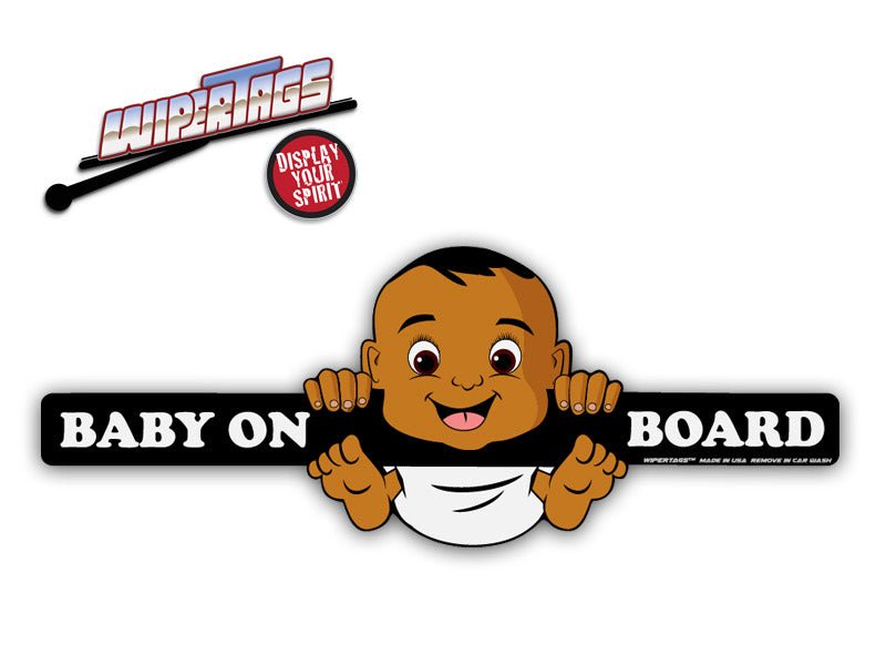 Baby on Board WiperTags (3 Skin Tones) - Angler's Pro Tackle & Outdoors