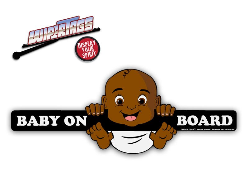 Baby on Board WiperTags (3 Skin Tones) - Angler's Pro Tackle & Outdoors