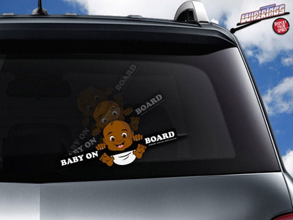 Baby on Board WiperTags (3 Skin Tones) - Angler's Pro Tackle & Outdoors