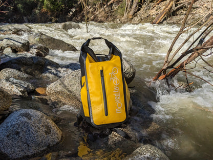 Moved By Bikes Dry Bag Backpack