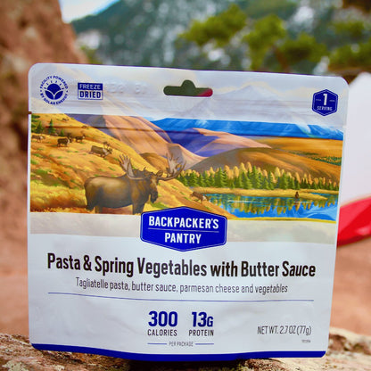 Backpacker's Pantry Pasta & Spring Vegetables with Butter Sauce - Angler's Pro Tackle & Outdoors