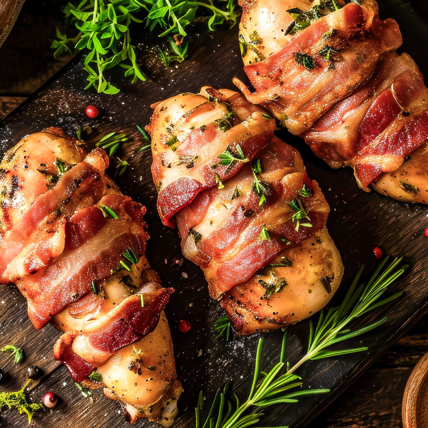 Pig of the Month BBQ *Limited Drop* Bacon Wrapped Stuffed Chicken Breasts