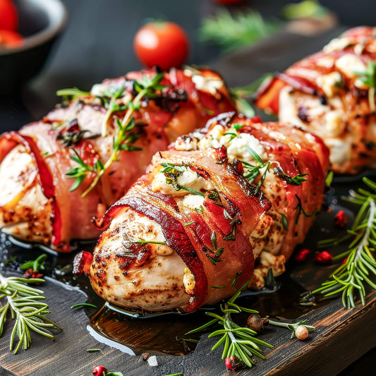 Pig of the Month BBQ *Limited Drop* Bacon Wrapped Stuffed Chicken Breasts