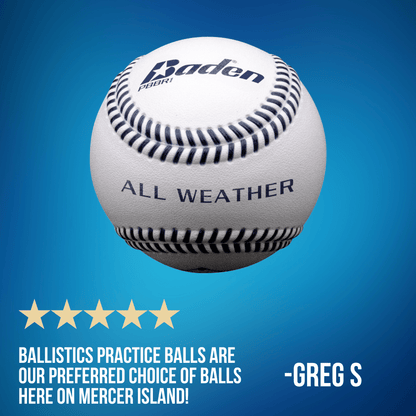 Baden Sports All Weather Ballistic Practice Baseball - Angler's Pro Tackle & Outdoors