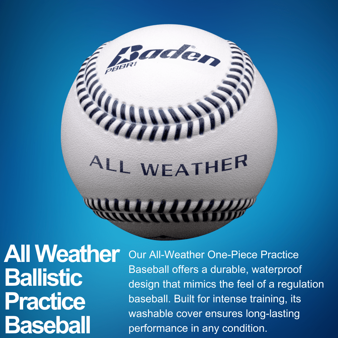Baden Sports All Weather Ballistic Practice Baseball - Angler's Pro Tackle & Outdoors