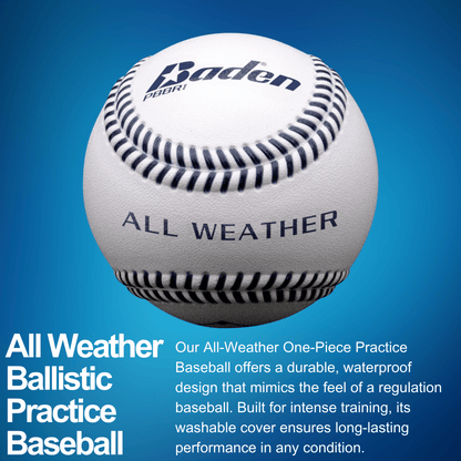 Baden Sports All Weather Ballistic Practice Baseball - Angler's Pro Tackle & Outdoors
