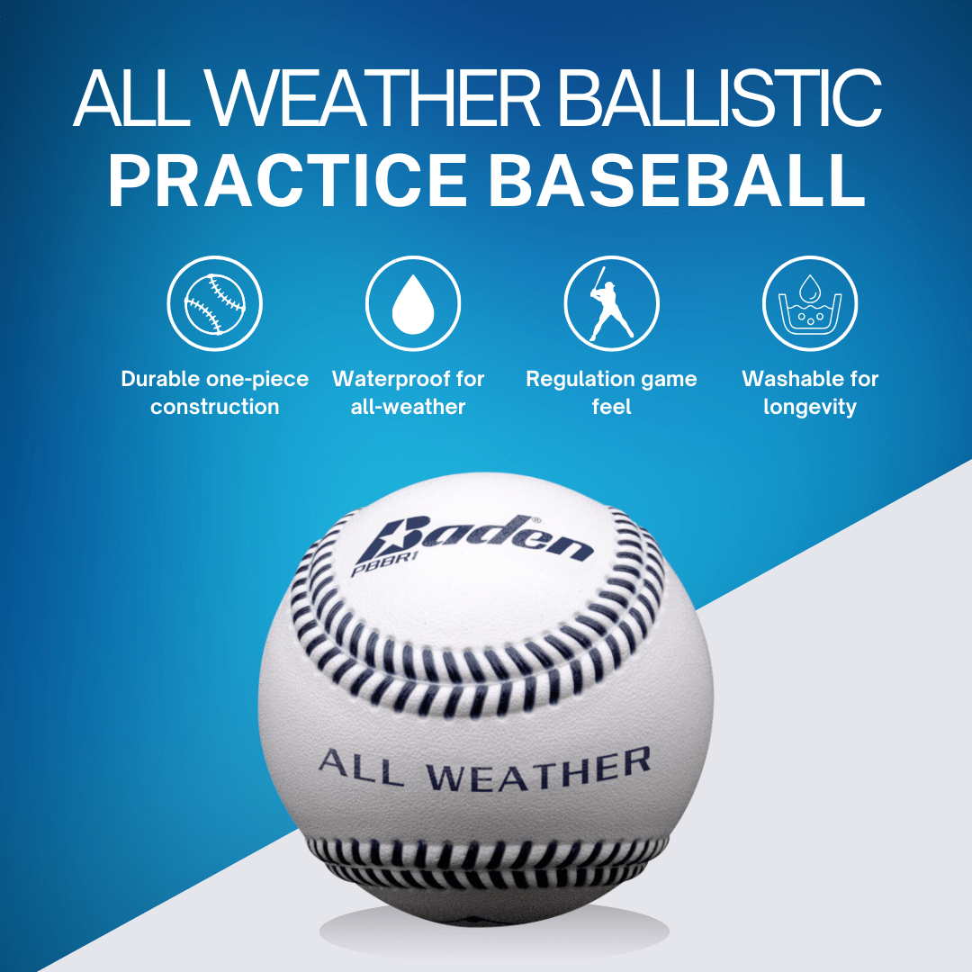 Baden Sports All Weather Ballistic Practice Baseball - Angler's Pro Tackle & Outdoors