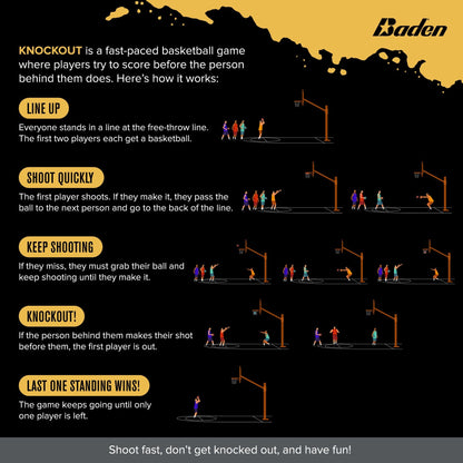 Baden Sports Knockout Game Ball Set(Bump/Lightning) - Angler's Pro Tackle & Outdoors