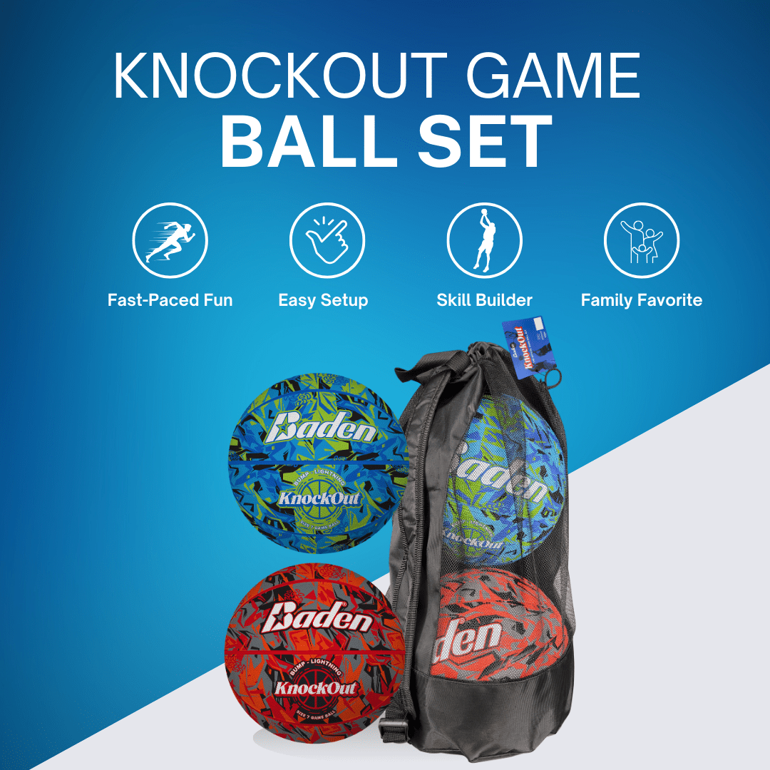 Baden Sports Knockout Game Ball Set(Bump/Lightning) - Angler's Pro Tackle & Outdoors
