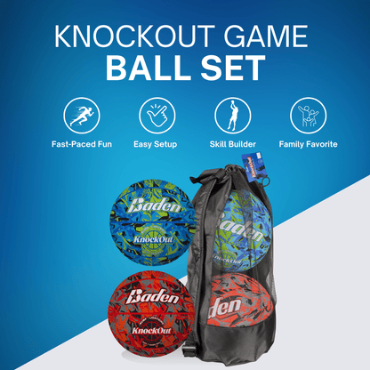 Baden Sports Knockout Game Ball Set(Bump/Lightning) - Angler's Pro Tackle & Outdoors