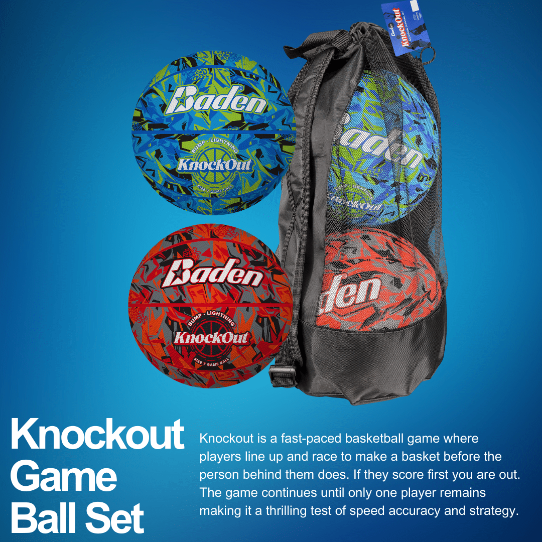 Baden Sports Knockout Game Ball Set(Bump/Lightning) - Angler's Pro Tackle & Outdoors