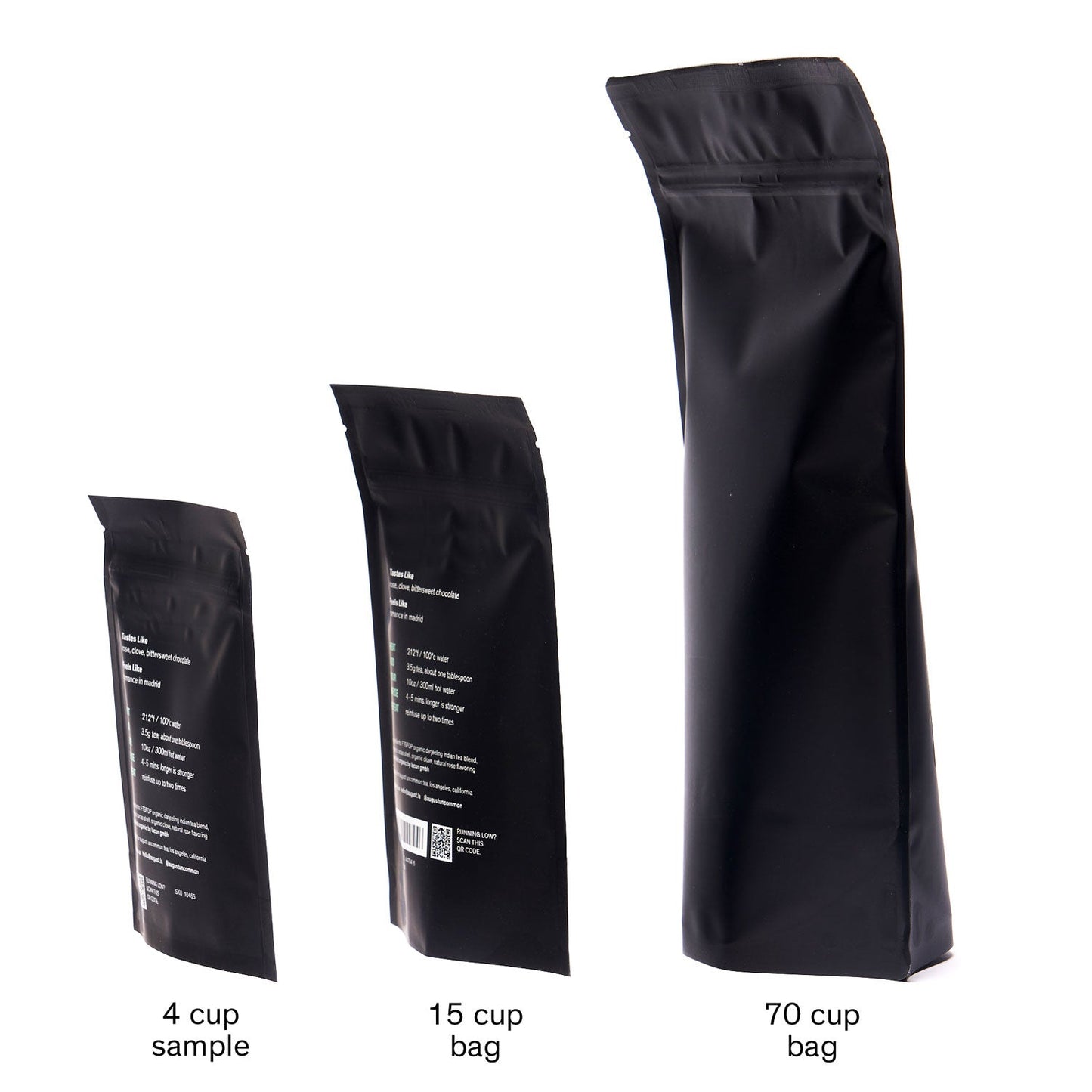 August Uncommon Tea Jet Black - Roasty Coffee Black Tea