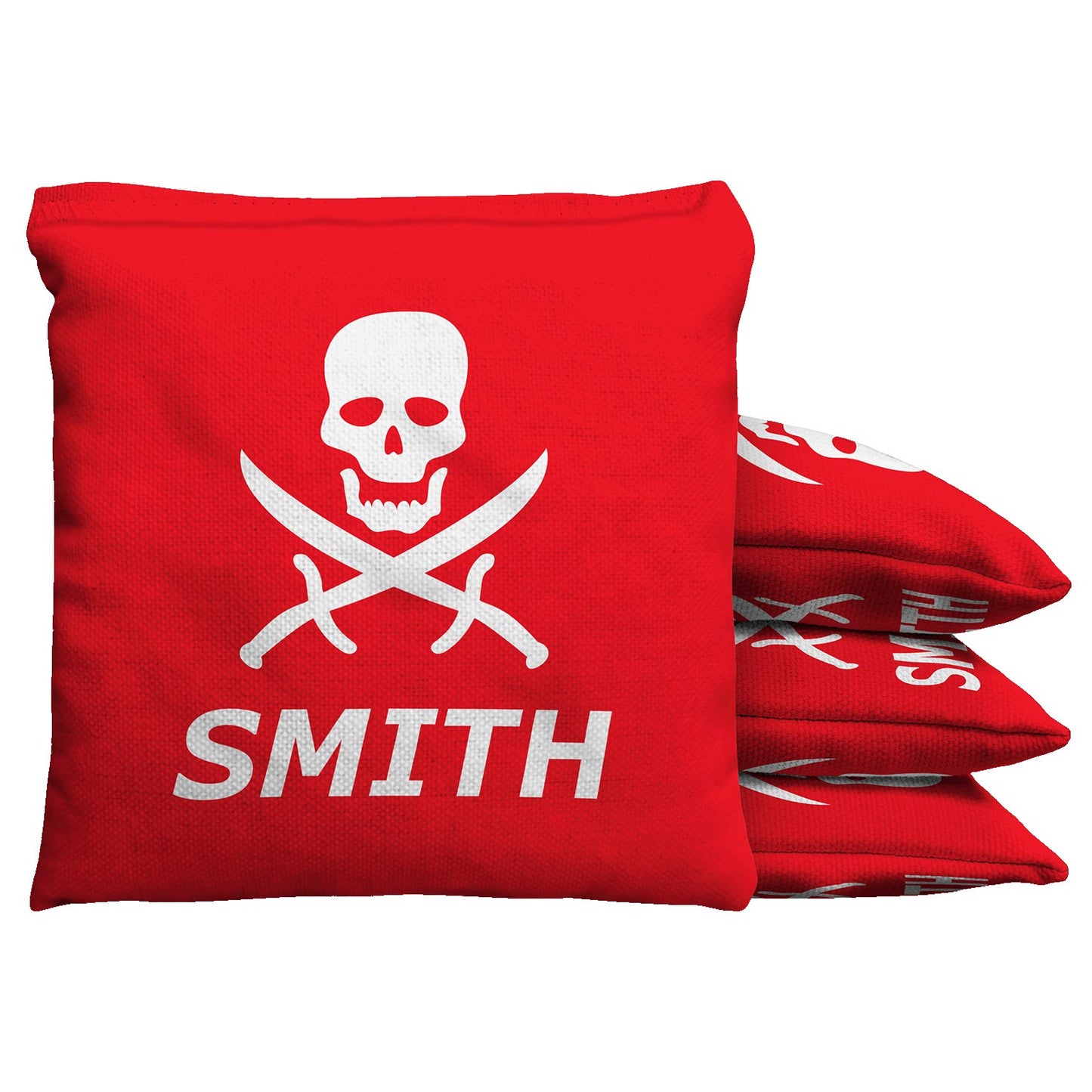 Baggo Jolly Rogers Skull & Swords Pirate Cornhole Bean Bag Toss Bags (set of 8) - Angler's Pro Tackle & Outdoors