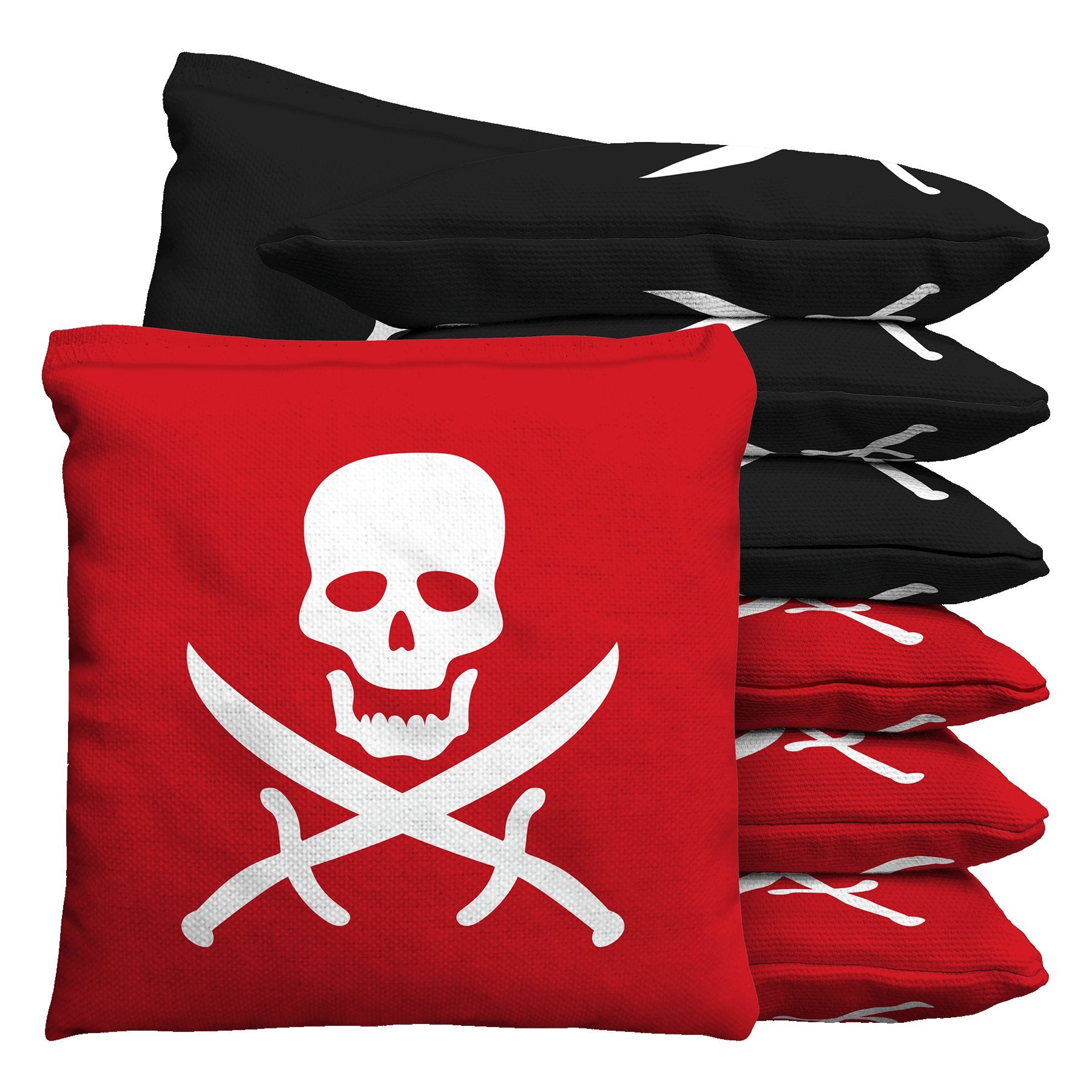 Baggo Jolly Rogers Skull & Swords Pirate Cornhole Bean Bag Toss Bags (set of 8) - Angler's Pro Tackle & Outdoors