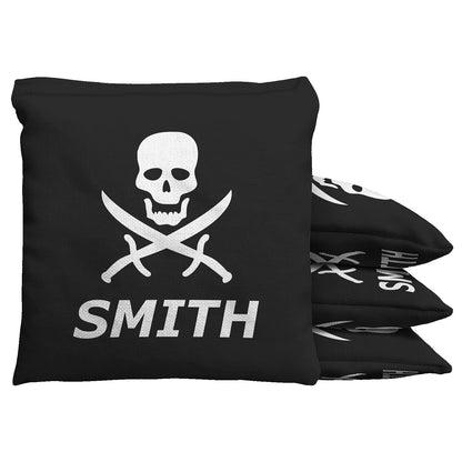 Baggo Jolly Rogers Skull & Swords Pirate Cornhole Bean Bag Toss Bags (set of 8) - Angler's Pro Tackle & Outdoors