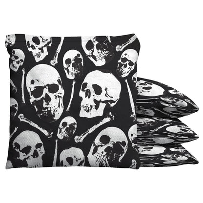 Baggo Skull Pattern Cornhole Bean Bag Toss Bags (set of 8) - Angler's Pro Tackle & Outdoors