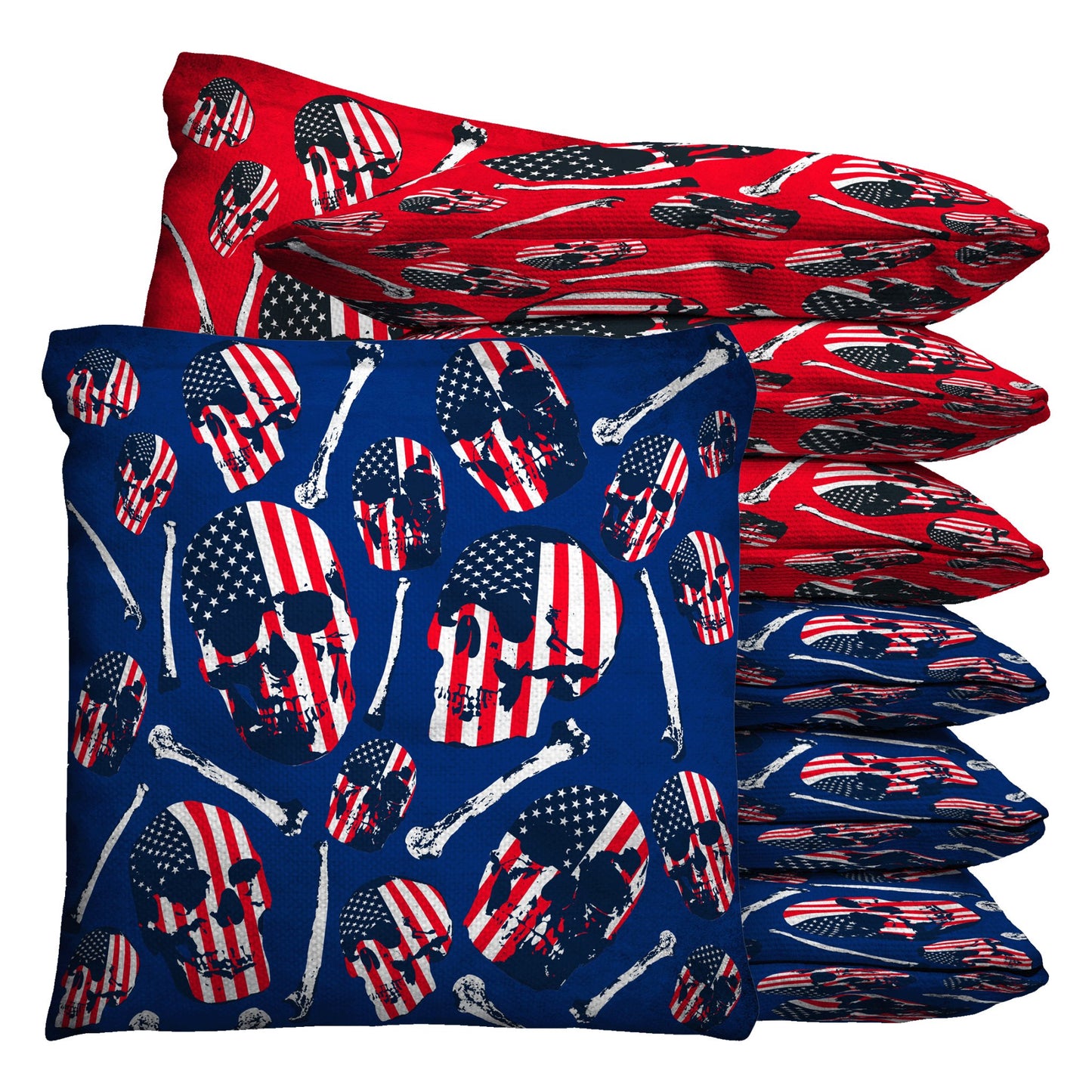 Baggo Skull Pattern Cornhole Bean Bag Toss Bags (set of 8) - Angler's Pro Tackle & Outdoors