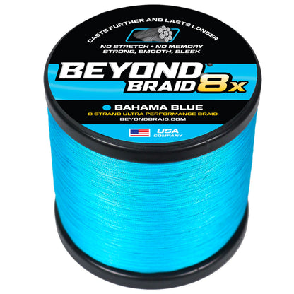 Beyond Fishing Bahama Blue 8X- Ultra Performance 8 Strand