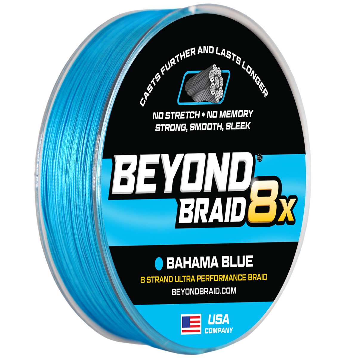 Beyond Fishing Bahama Blue 8X- Ultra Performance 8 Strand