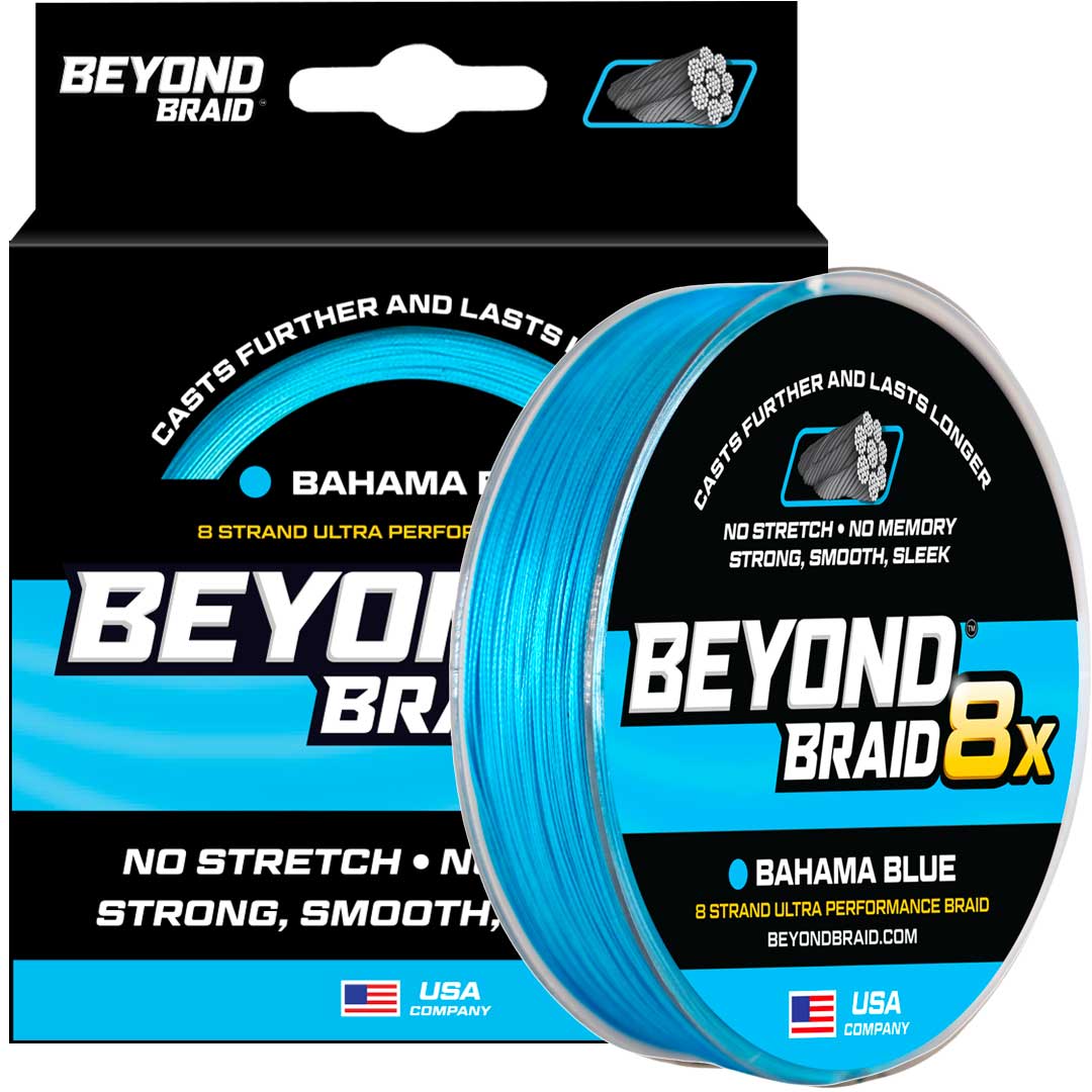 Beyond Fishing Bahama Blue 8X- Ultra Performance 8 Strand