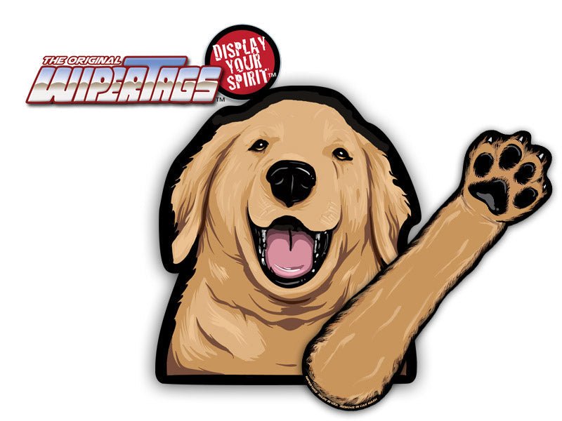 Bailey Golden Retriever Dog Waving - Angler's Pro Tackle & Outdoors