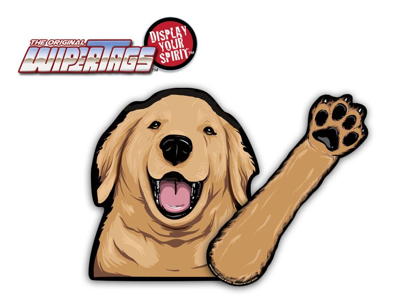 Bailey Golden Retriever Dog Waving - Angler's Pro Tackle & Outdoors