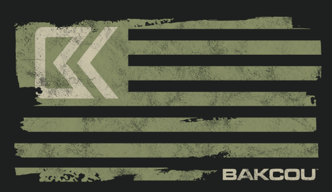 Bakcou Military Flag Tee - Angler's Pro Tackle & Outdoors