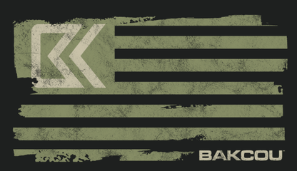 Bakcou Military Flag Tee - Angler's Pro Tackle & Outdoors