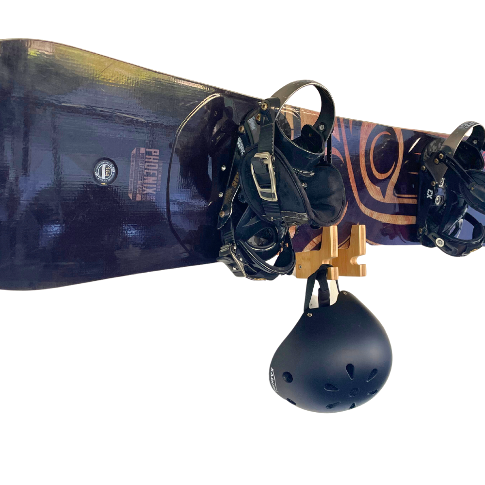 COR Surf Bamboo Skate & Snowboard Wall Rack