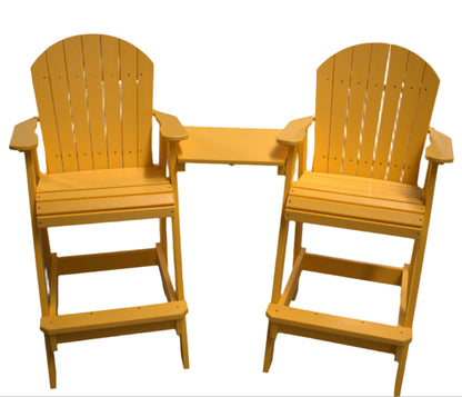 Dutch Country Patio Tete-a-Tete Chair Set in Dining, Counter & Bar Heights