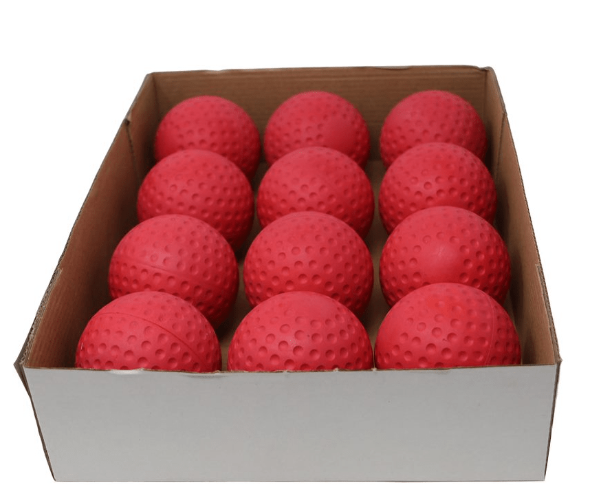 Barnett A - 123 baseball balls for throwing machine, size 9'', red/yellow, 12 pieces - Angler's Pro Tackle & Outdoors