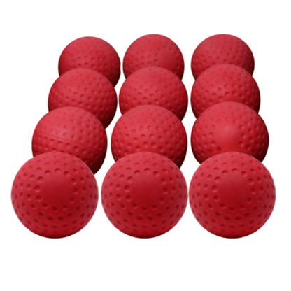 Barnett A - 123 baseball balls for throwing machine, size 9'', red/yellow, 12 pieces - Angler's Pro Tackle & Outdoors