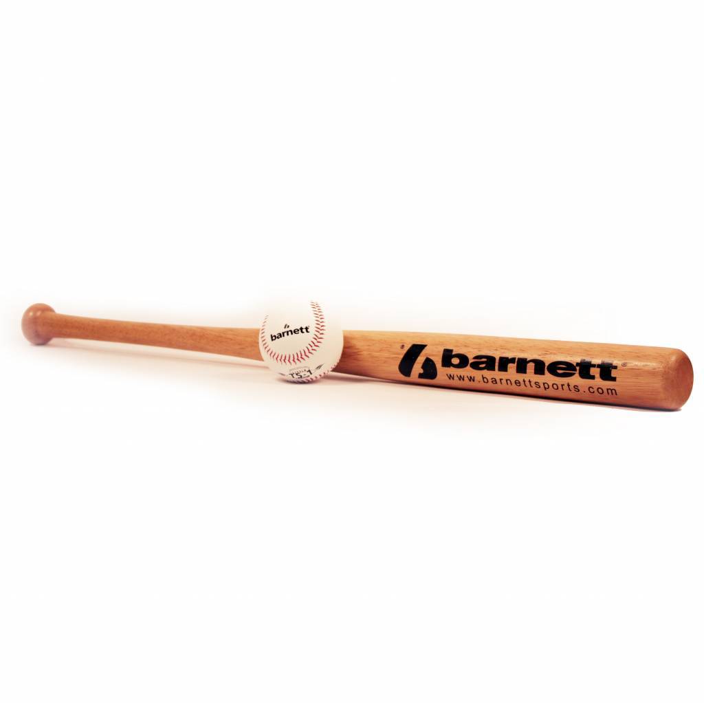 Barnett BBWO - 1 Baseball Kit, Bat - Ball, Senior, Wood (BB - W 32”, BS - 1) - Angler's Pro Tackle & Outdoors