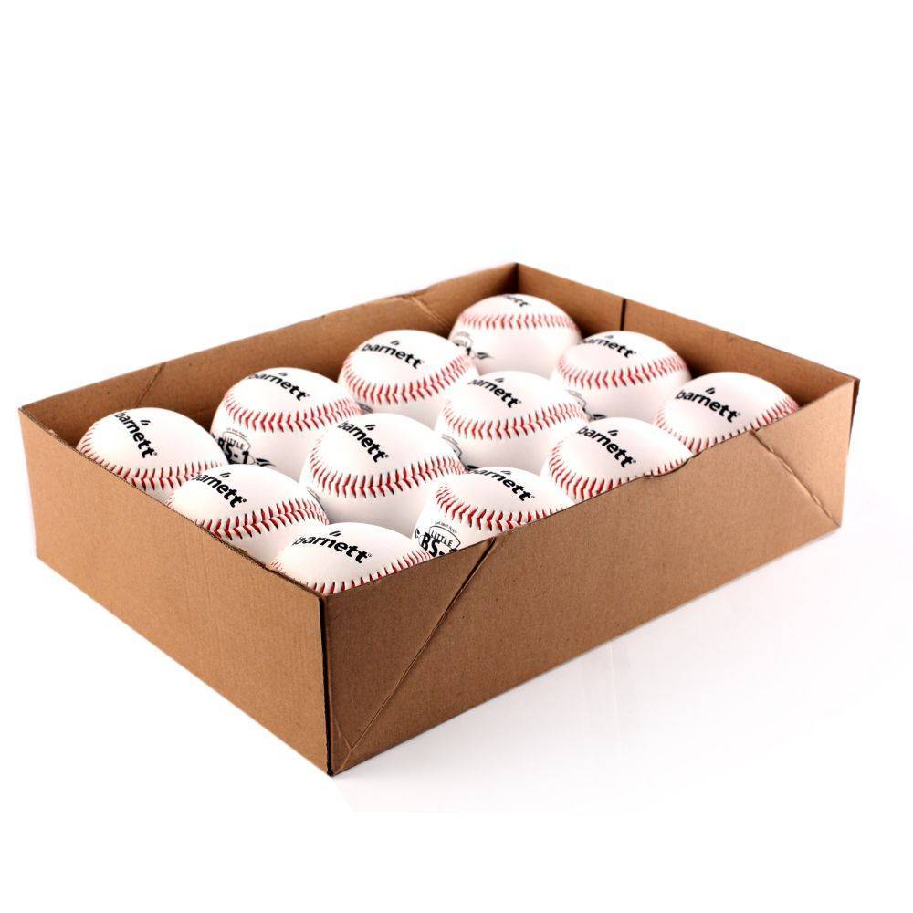 Barnett BS - 1 Practice baseballs, Size 9", White, 1 dozen - Angler's Pro Tackle & Outdoors