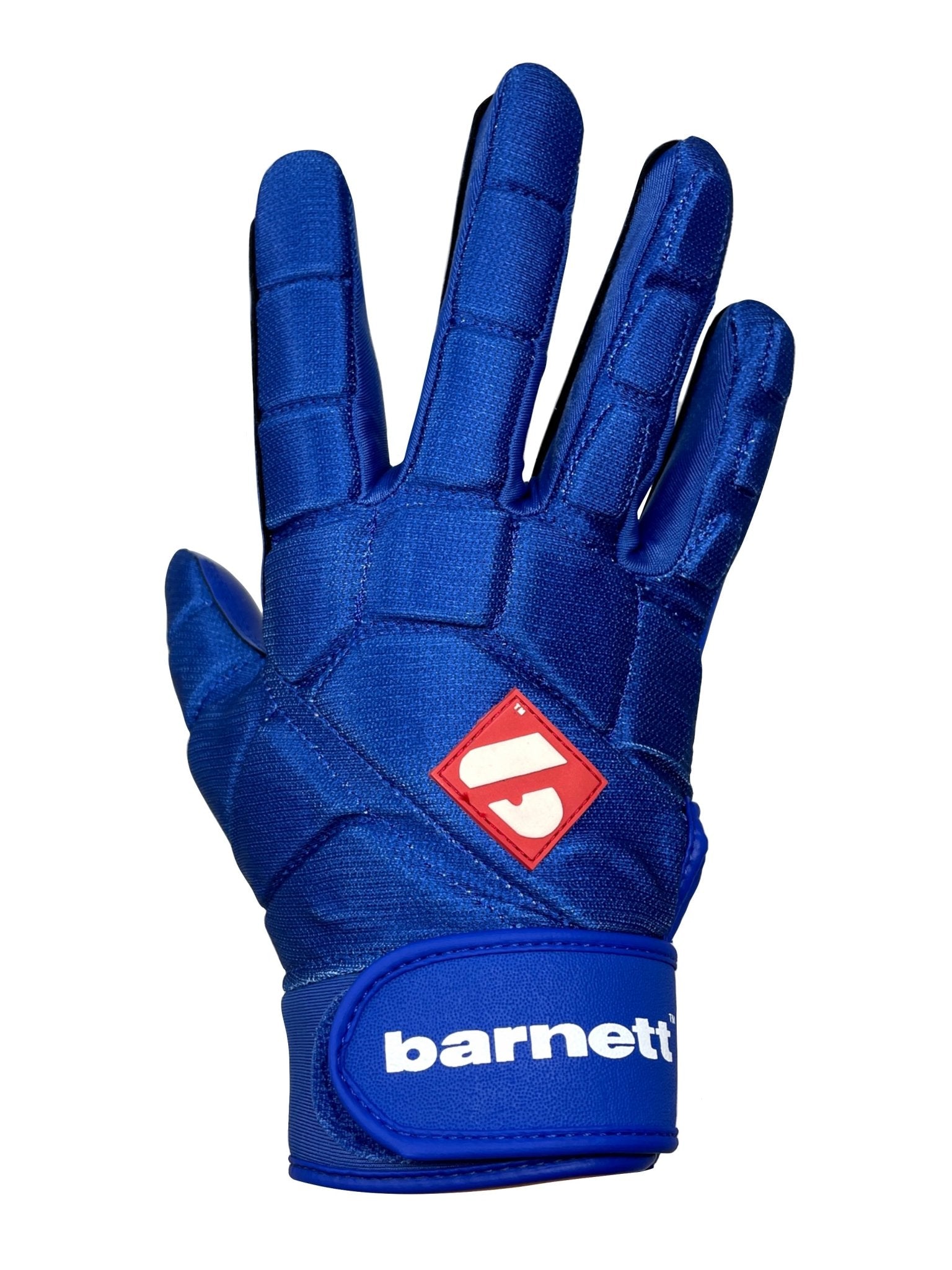 Barnett FKG - 03 Blue High Level Linebacker Football Gloves, LB, RB, TE - Angler's Pro Tackle & Outdoors