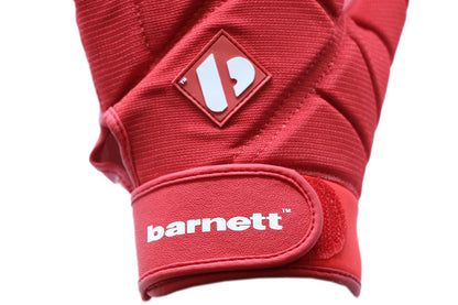 Barnett FKG - 03 Red High Level Linebacker Football Gloves, LB, RB, TE - Angler's Pro Tackle & Outdoors