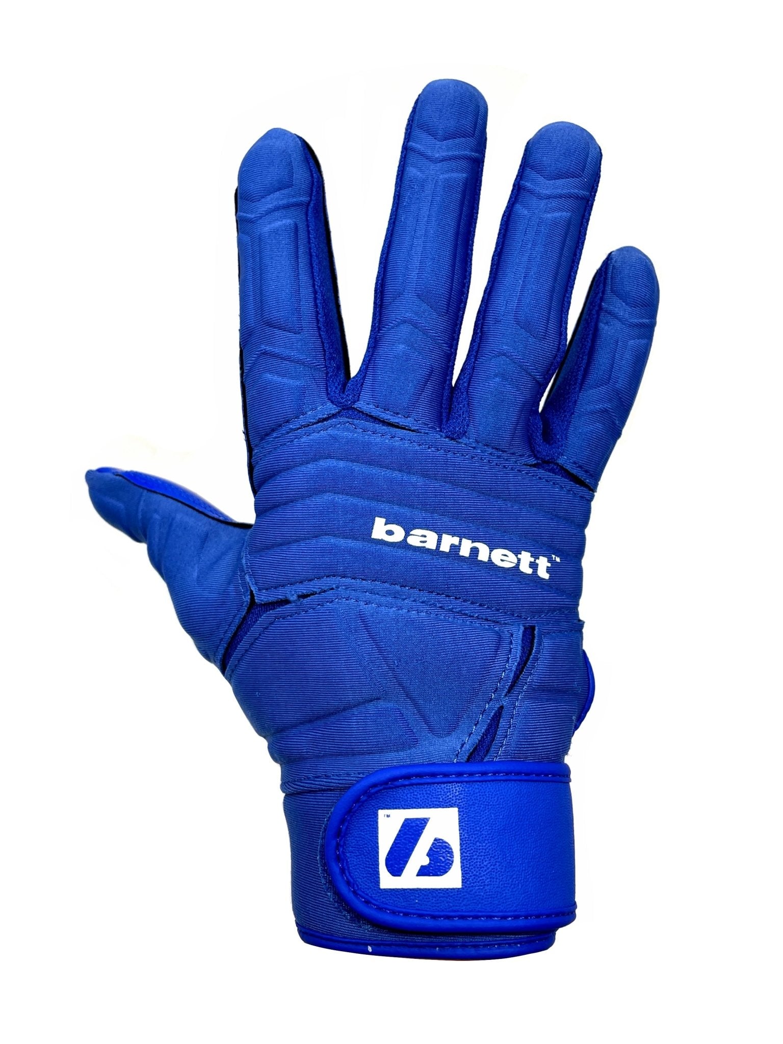 Barnett FLG - 03 Blue Professional Linemen Football Gloves, OL, DL - Angler's Pro Tackle & Outdoors