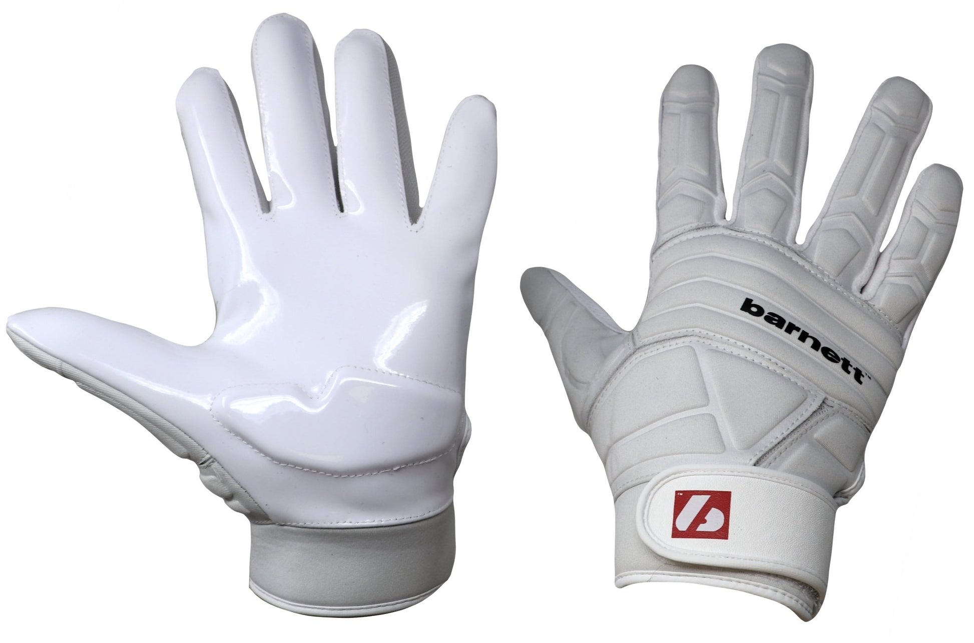 Barnett FLG - 03 Exceptional linemen gloves, OL,DL, White - Angler's Pro Tackle & Outdoors