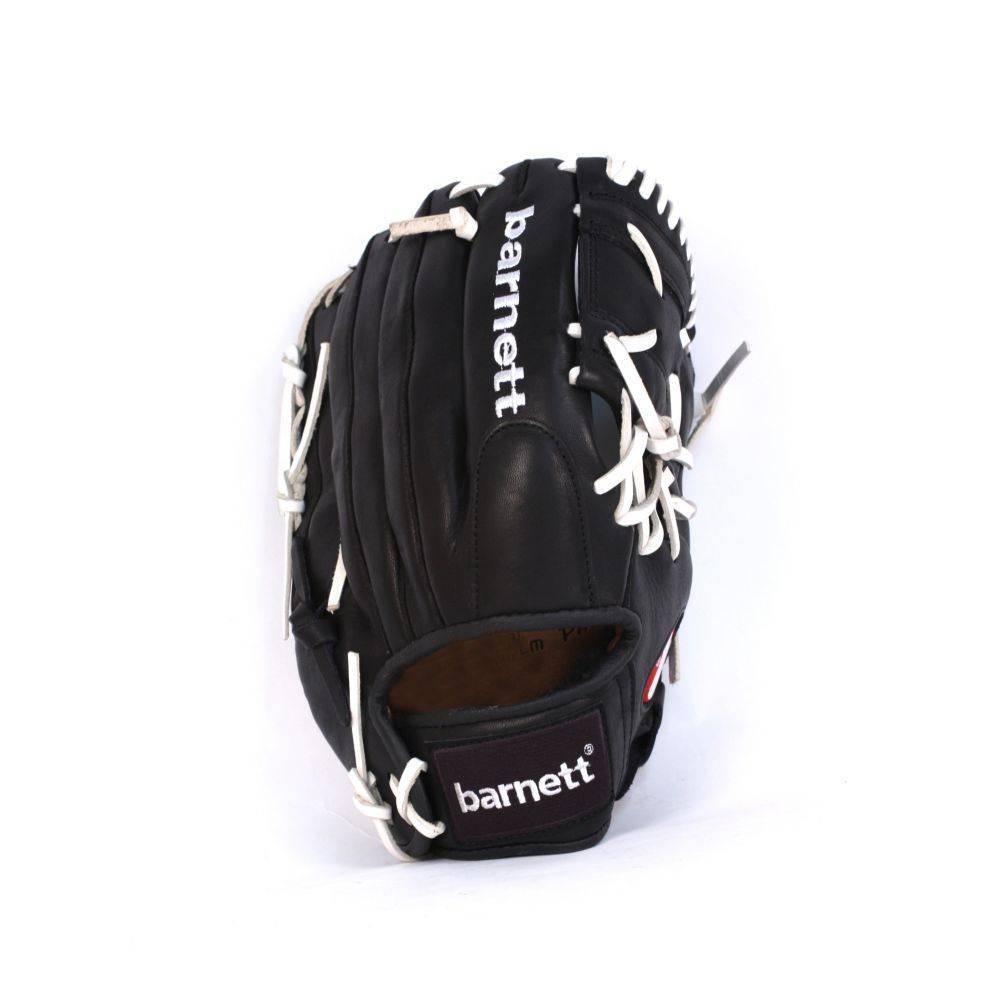Barnett GL - 125 Competition baseball glove, genuine leather, outfield 12.5, Black - Angler's Pro Tackle & Outdoors