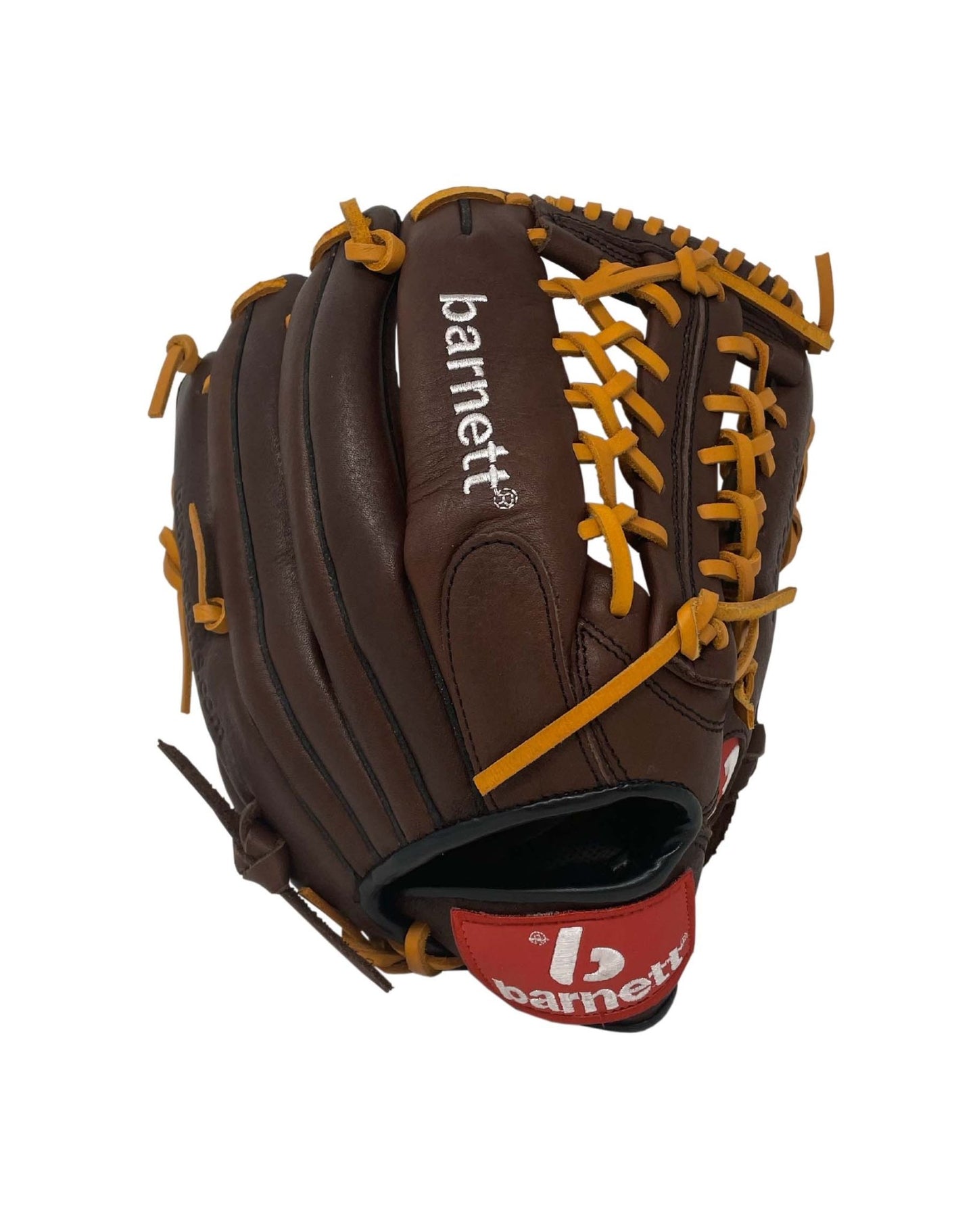 Barnett GL - 125 Competition baseball glove, genuine leather, outfield 12.5, Brown - Angler's Pro Tackle & Outdoors