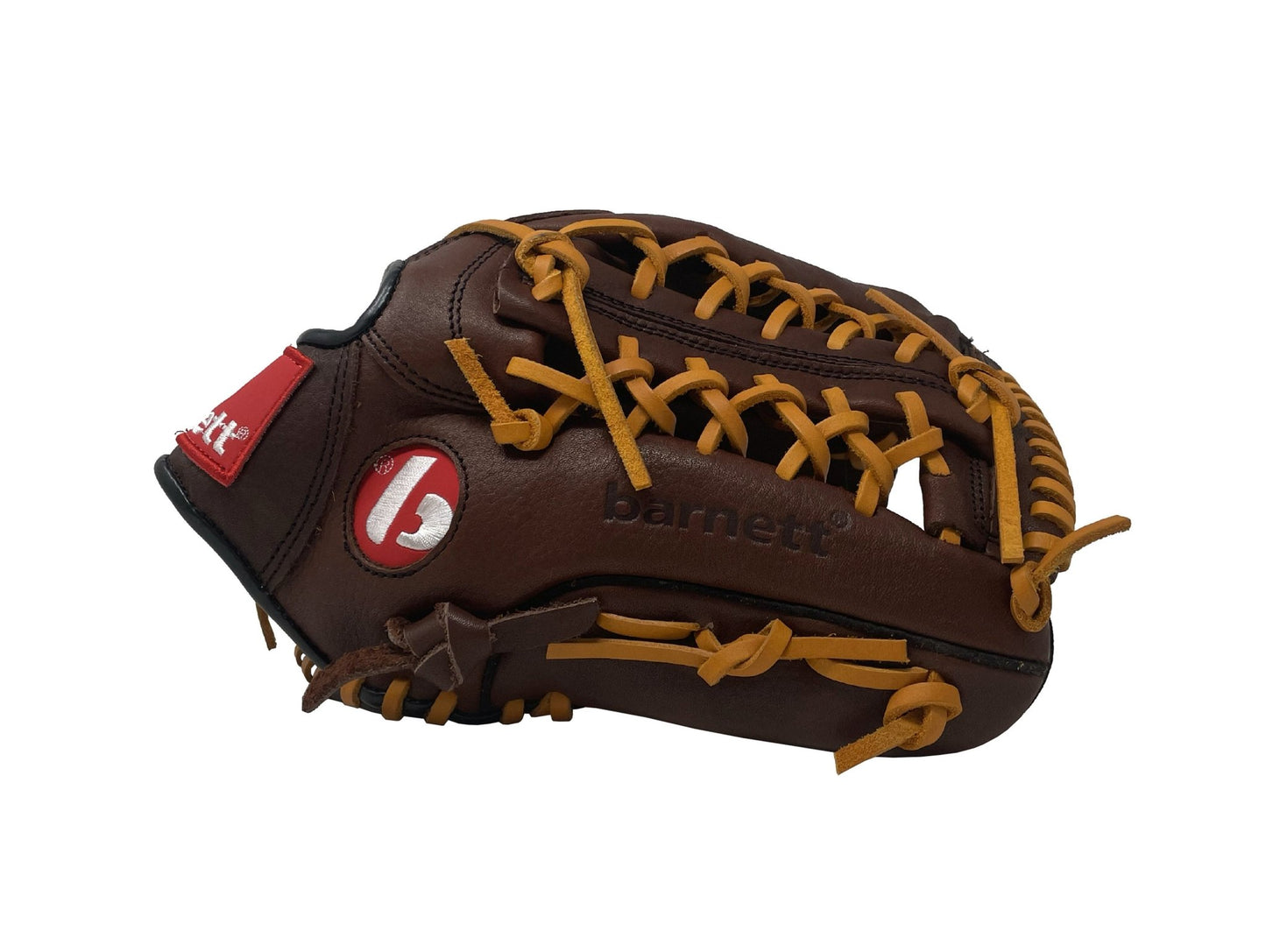 Barnett GL - 125 Competition baseball glove, genuine leather, outfield 12.5, Brown - Angler's Pro Tackle & Outdoors