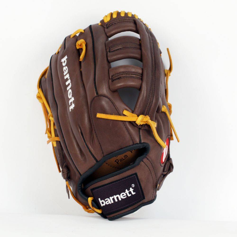 Barnett GL - 127 Competition baseball glove, genuine leather, outfield 12.7, Brown - Angler's Pro Tackle & Outdoors