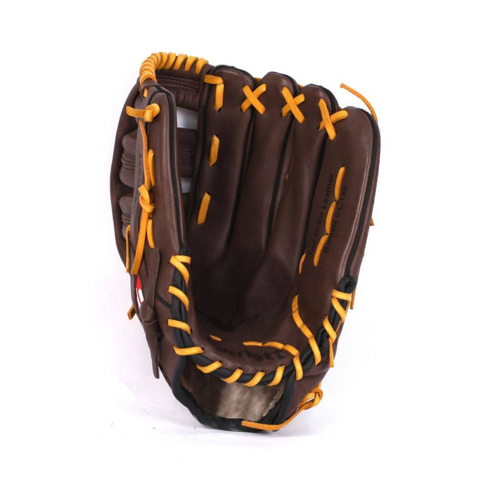 Barnett GL - 127 Competition baseball glove, genuine leather, outfield 12.7, Brown - Angler's Pro Tackle & Outdoors