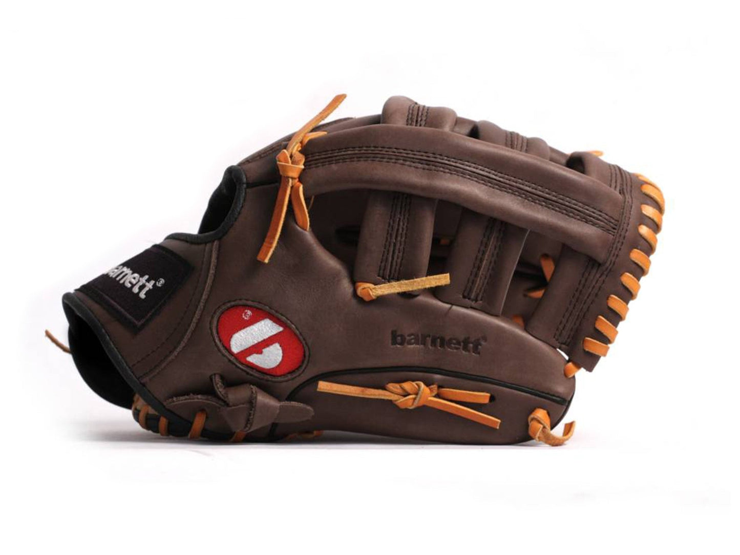 Barnett GL - 130 Competition baseball glove, genuine leather, outfield 13, Brown - Angler's Pro Tackle & Outdoors